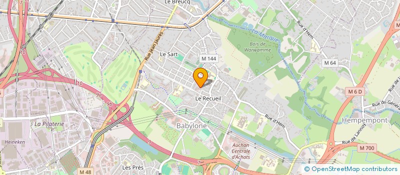 localisation de l'entreprise MONSIEUR ABDELHAKIM BARMOU à VILLENEUVE-D'ASCQ