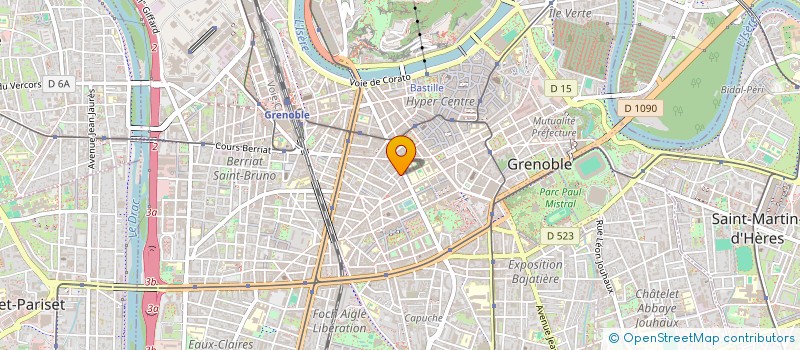 localisation de l'entreprise MONSIEUR ABDELHAKIM BECHIDJA à GRENOBLE