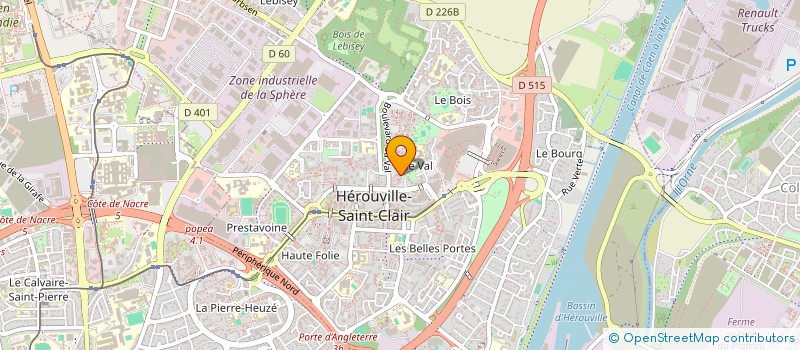 localisation de l'entreprise MONSIEUR ABDELHAKIM BELLATRECHE à HEROUVILLE-SAINT-CLAIR