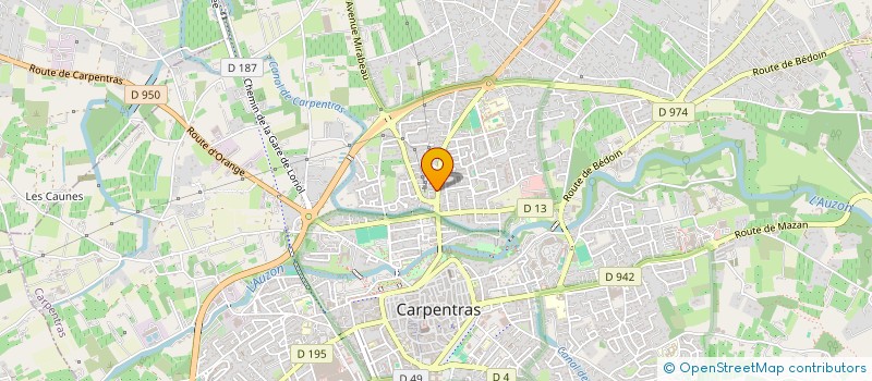 localisation de l'entreprise MONSIEUR ABDELHAKIM BENAISSA  CARPENTRAS