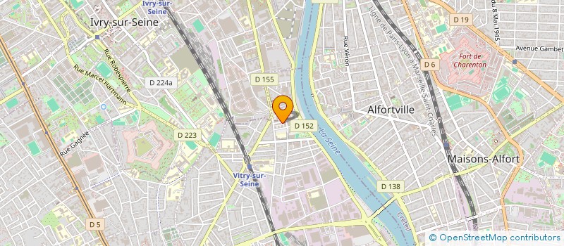 localisation de l'entreprise MONSIEUR ABDELHAKIM BENREDJEM  VITRY-SUR-SEINE