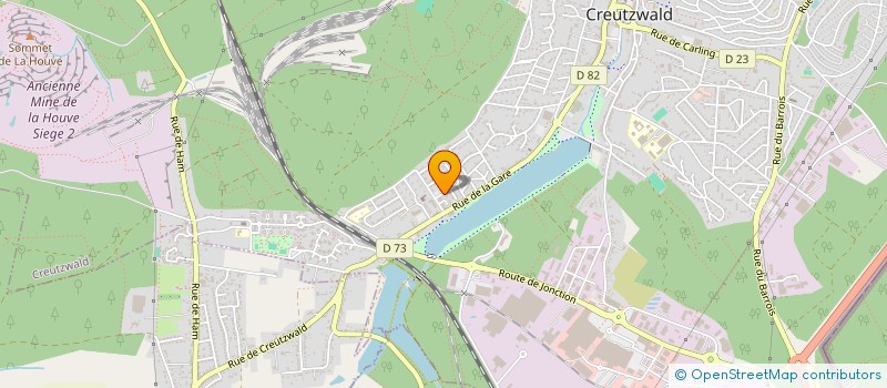 localisation de l'entreprise MONSIEUR ABDELHAKIM BENSENADJ à CREUTZWALD