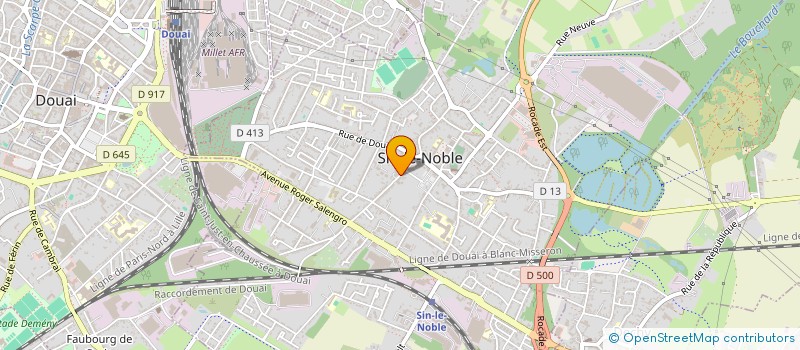 localisation de l'entreprise MONSIEUR ABDELHAKIM BERRICHI  SIN-LE-NOBLE