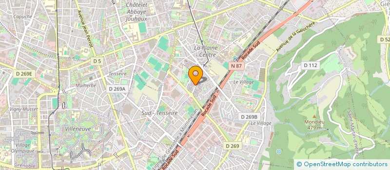 localisation de l'entreprise MONSIEUR ABDELHAKIM BOUSFOT  SAINT-MARTIN-D'HERES