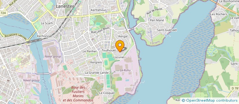 localisation de l'entreprise MONSIEUR ABDELHAKIM BRAHAM CHAOUCHE  PLOUAY