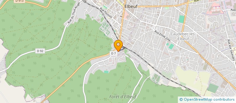 localisation de l'entreprise MONSIEUR ABDELHAKIM CHAOU  ELBEUF