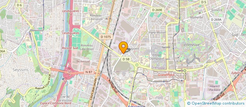 localisation de l'entreprise MONSIEUR ABDELHAKIM CHERRAD  GRENOBLE