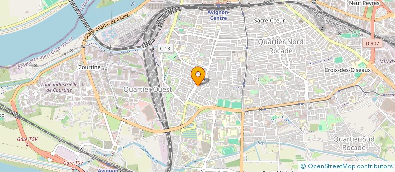 localisation de l'entreprise MONSIEUR ABDELHAKIM ECH CHARKAOUY ES SEMINA  AVIGNON