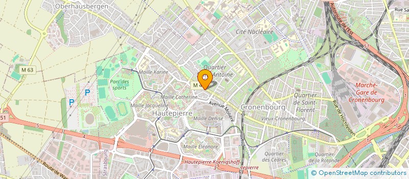 localisation de l'entreprise MONSIEUR ABDELHAKIM EL HADOUCHI à STRASBOURG