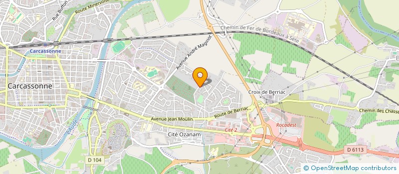 localisation de l'entreprise MONSIEUR ABDELHAKIM EL OUACHOUNI à CARCASSONNE