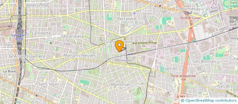 localisation de l'entreprise MONSIEUR ABDELHAKIM FAREH  VILLEURBANNE