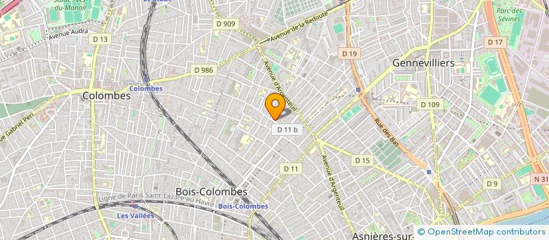 localisation de l'entreprise MONSIEUR ABDELHAKIM GACEM à BOIS-COLOMBES