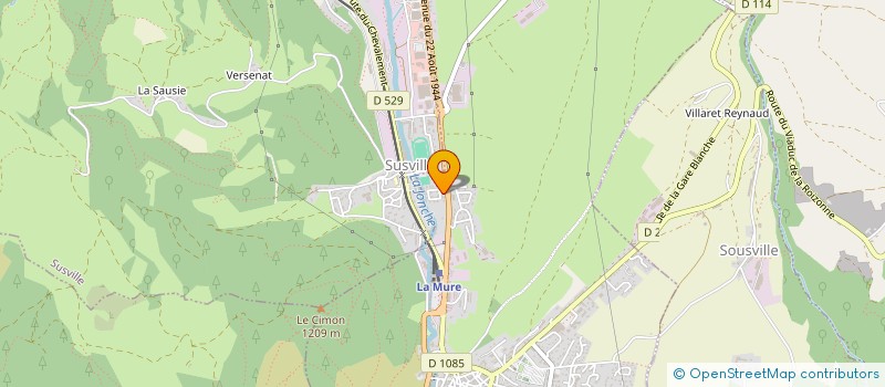 localisation de l'entreprise MONSIEUR ABDELHAKIM GUERRIREM  LA MURE