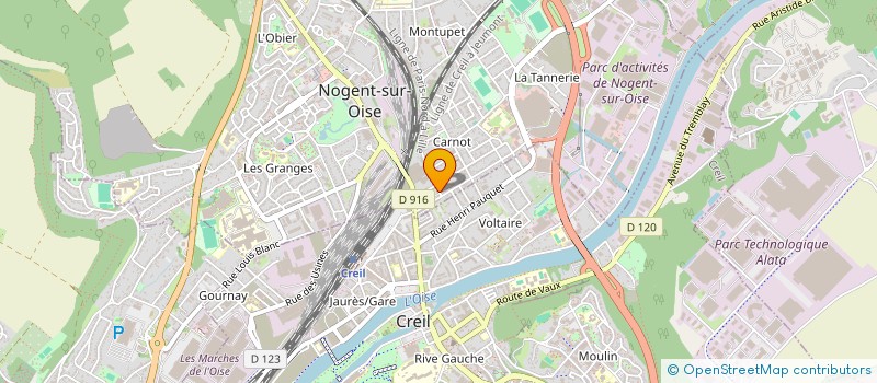 localisation de l'entreprise MONSIEUR ABDELHAKIM HABBAR  NOGENT-SUR-OISE