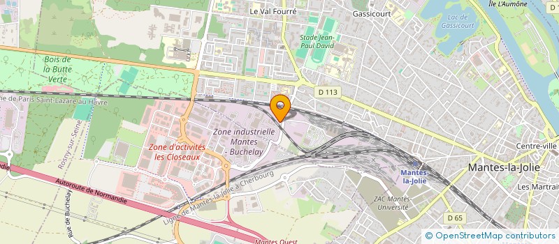 localisation de l'entreprise MONSIEUR ABDELHAKIM HADDANI  MANTES-LA-JOLIE