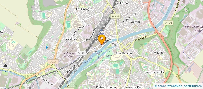 localisation de l'entreprise MONSIEUR ABDELHAKIM HAFSI  CREIL