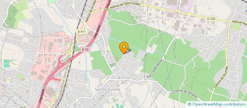 localisation de l'entreprise MONSIEUR ABDELHAKIM HAMAZ  SAINTE-EULALIE