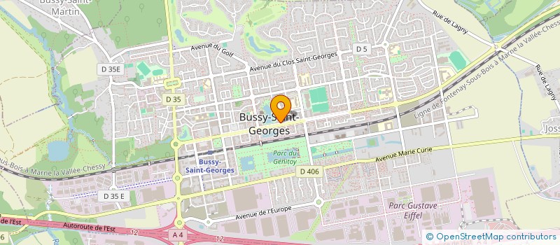 localisation de l'entreprise MONSIEUR ABDELHAKIM HAMDAOUI  BUSSY-SAINT-GEORGES