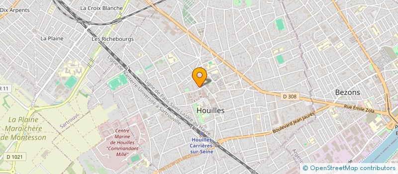 localisation de l'entreprise MONSIEUR ABDELHAKIM HASSOUN à HOUILLES