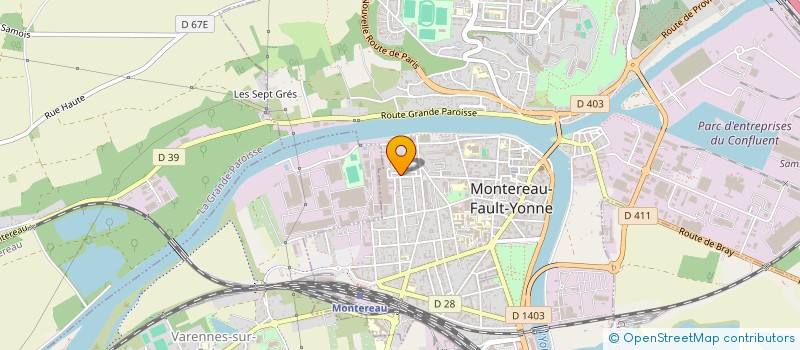 localisation de l'entreprise MONSIEUR ABDELHAKIM MAHIEDDINE  MONTEREAU-FAULT-YONNE