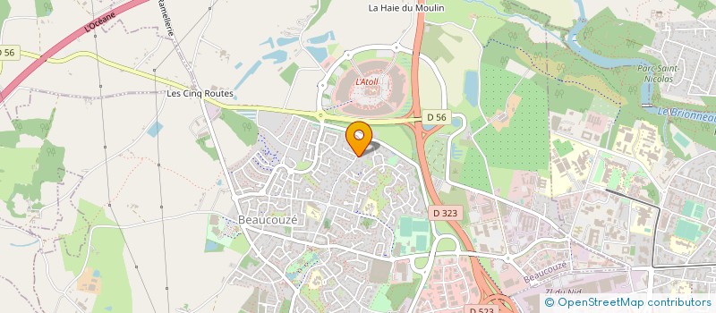 localisation de l'entreprise MONSIEUR ABDELHAKIM MELHLI à BEAUCOUZE