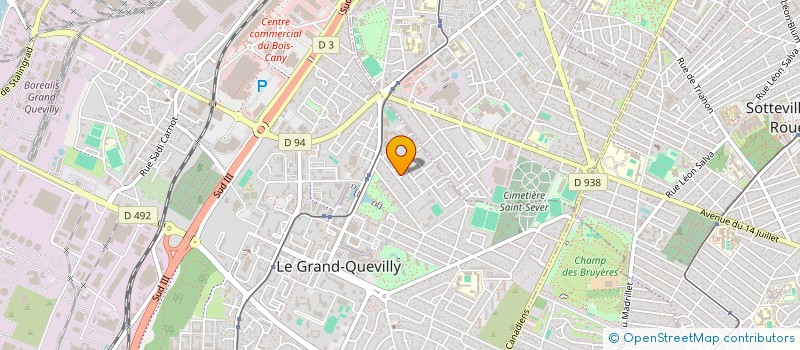 localisation de l'entreprise MONSIEUR ABDELHAKIM METICHE  LE GRAND-QUEVILLY