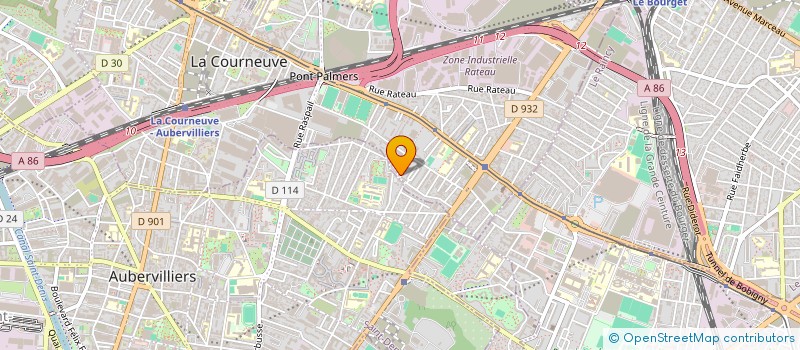 localisation de l'entreprise MONSIEUR ABDELHAKIM MEZAHRI à LA COURNEUVE