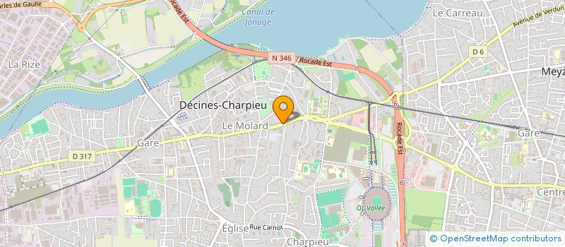 localisation de l'entreprise MONSIEUR ABDELHAKIM MOKHTAR  DECINES-CHARPIEU