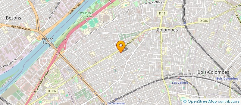 localisation de l'entreprise MONSIEUR ABDELHAKIM NAITBOUDA à COLOMBES