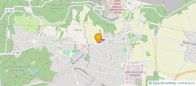 localisation de l'entreprise MONSIEUR ABDELHAKIM OUERSIGHNI à COURTRY