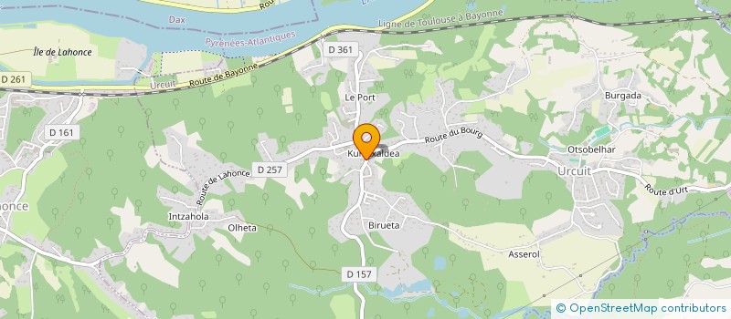 localisation de l'entreprise MONSIEUR ABDELHAKIM OULDA  URCUIT