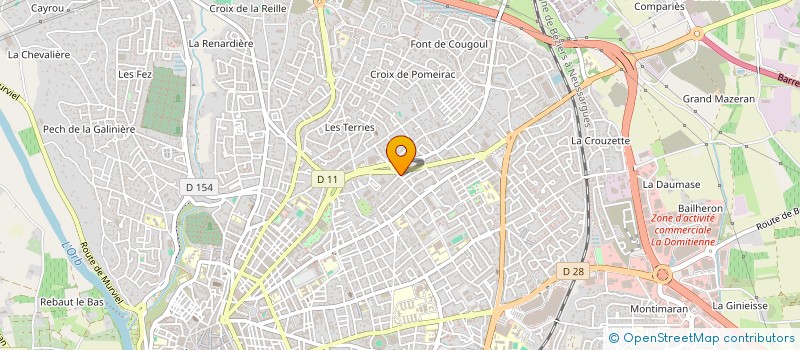 localisation de l'entreprise MONSIEUR ABDELHAKIM SAMHI à BEZIERS