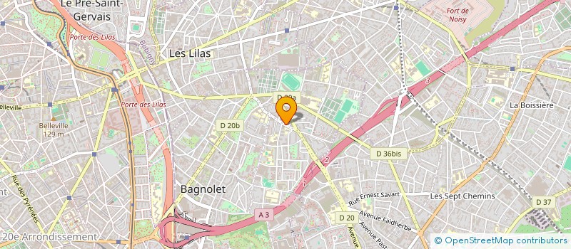 localisation de l'entreprise MONSIEUR ABDELHAKIM SMATI à BAGNOLET
