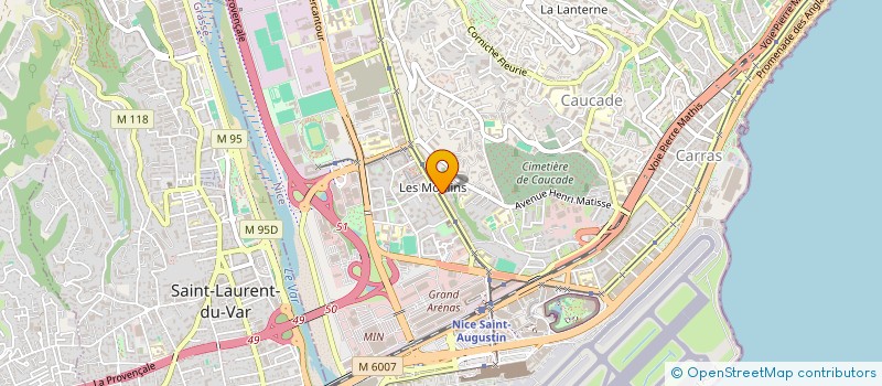 localisation de l'entreprise MONSIEUR ABDELHAKIM TAGOURTI  NICE