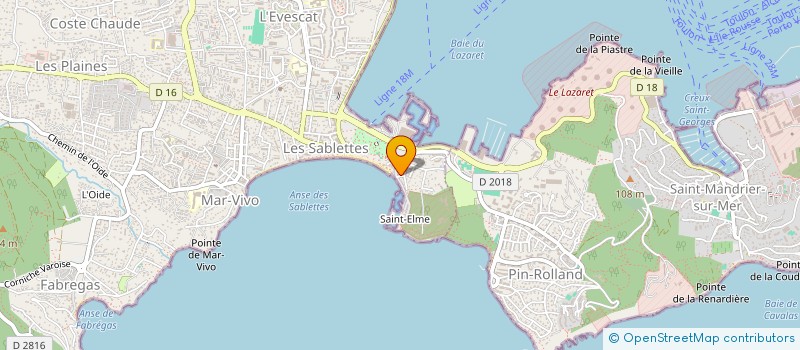 localisation de l'entreprise MONSIEUR ABDELHAKIM TEGGAR  LA SEYNE SUR MER