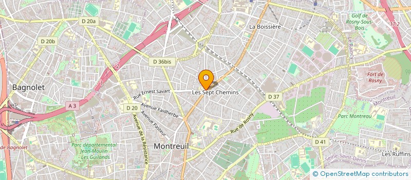 localisation de l'entreprise MONSIEUR ABDELHAKIM ZETRINI à MONTREUIL