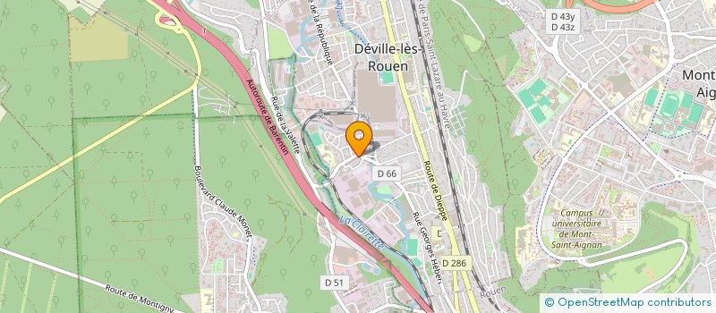 localisation de l'entreprise MONSIEUR ABDELHALIM ACHOUR  DEVILLE-LES-ROUEN