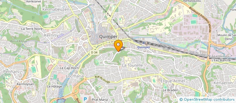 localisation de l'entreprise MONSIEUR ABDELHALIM BENABIDA à QUIMPER