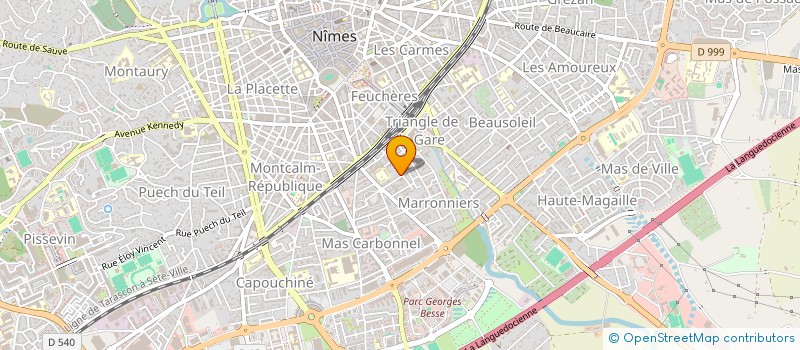 localisation de l'entreprise MONSIEUR ABDELHALIM BENBAHBOULI  NIMES