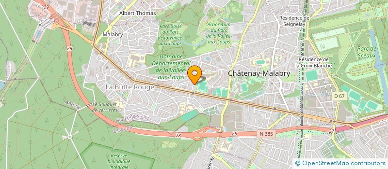 localisation de l'entreprise MONSIEUR ABDELHALIM BENCHIAL  CHATENAY-MALABRY