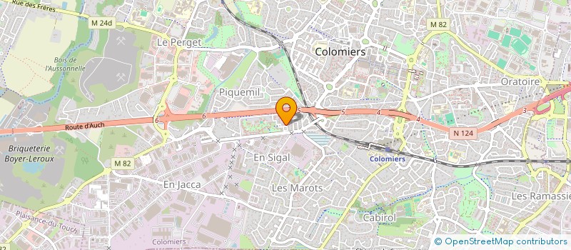 localisation de l'entreprise MONSIEUR ABDELHALIM BENSOUICI à COLOMIERS