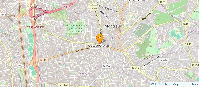 localisation de l'entreprise MONSIEUR ABDELHALIM BOUCHENTOUF à MONTREUIL