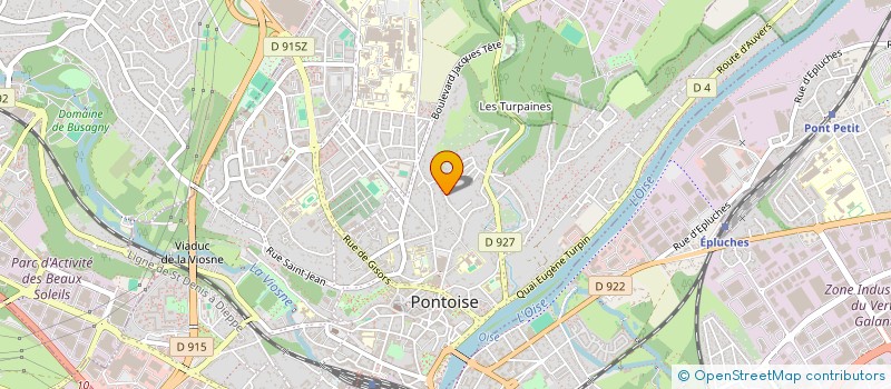 localisation de l'entreprise MONSIEUR ABDELHALIM BOUGHIDA  PONTOISE