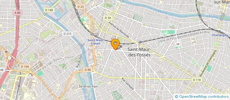 localisation de l'entreprise MONSIEUR ABDELHALIM BOURICHE à SAINT-MAUR-DES-FOSSES