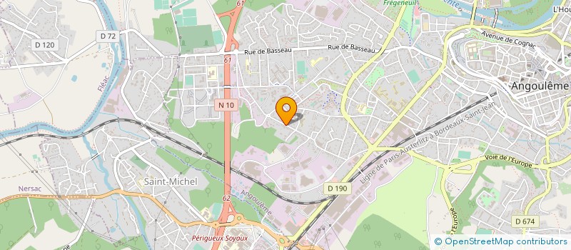 localisation de l'entreprise MONSIEUR ABDELHALIM BOUSSAHA à ANGOULEME
