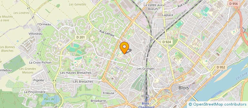 localisation de l'entreprise MONSIEUR ABDELHALIM BRAHIMI  BLOIS