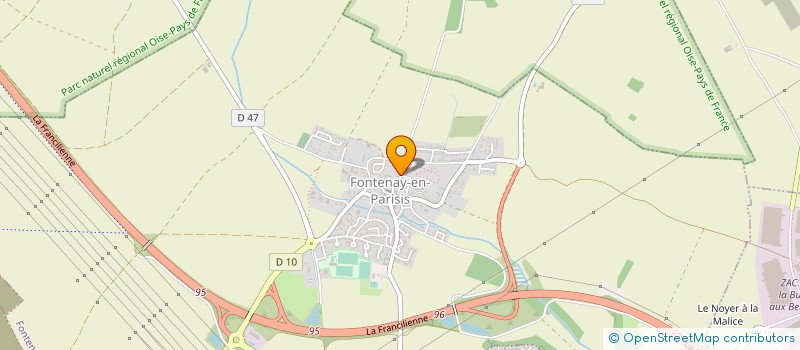localisation de l'entreprise MONSIEUR ABDELHALIM EL HAMMOUTI  FONTENAY-EN-PARISIS