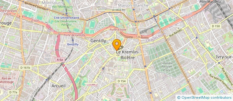 localisation de l'entreprise MONSIEUR ABDELHALIM HAOUIT  GENTILLY