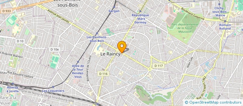 localisation de l'entreprise MONSIEUR ABDELHALIM KABARAHAM  LE RAINCY