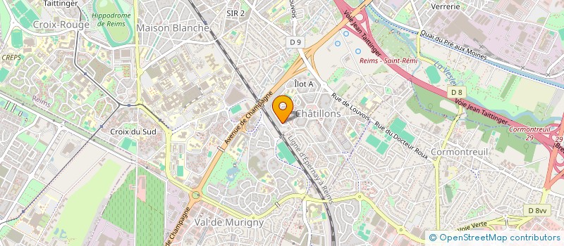 localisation de l'entreprise MONSIEUR ABDELHALIM KEDAD  REIMS